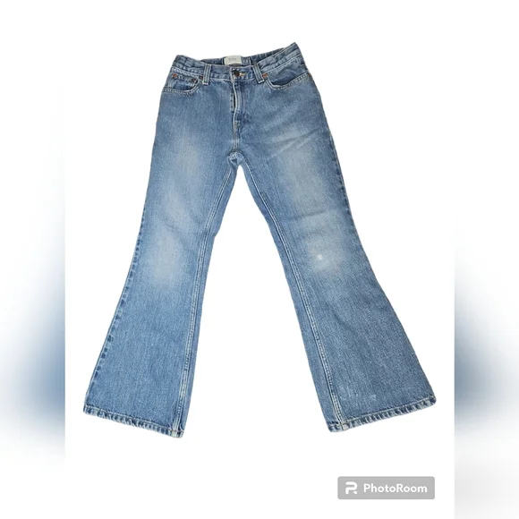 Gap Girls Flare Jeans Sz 10 Reg - Picture 2 of 4